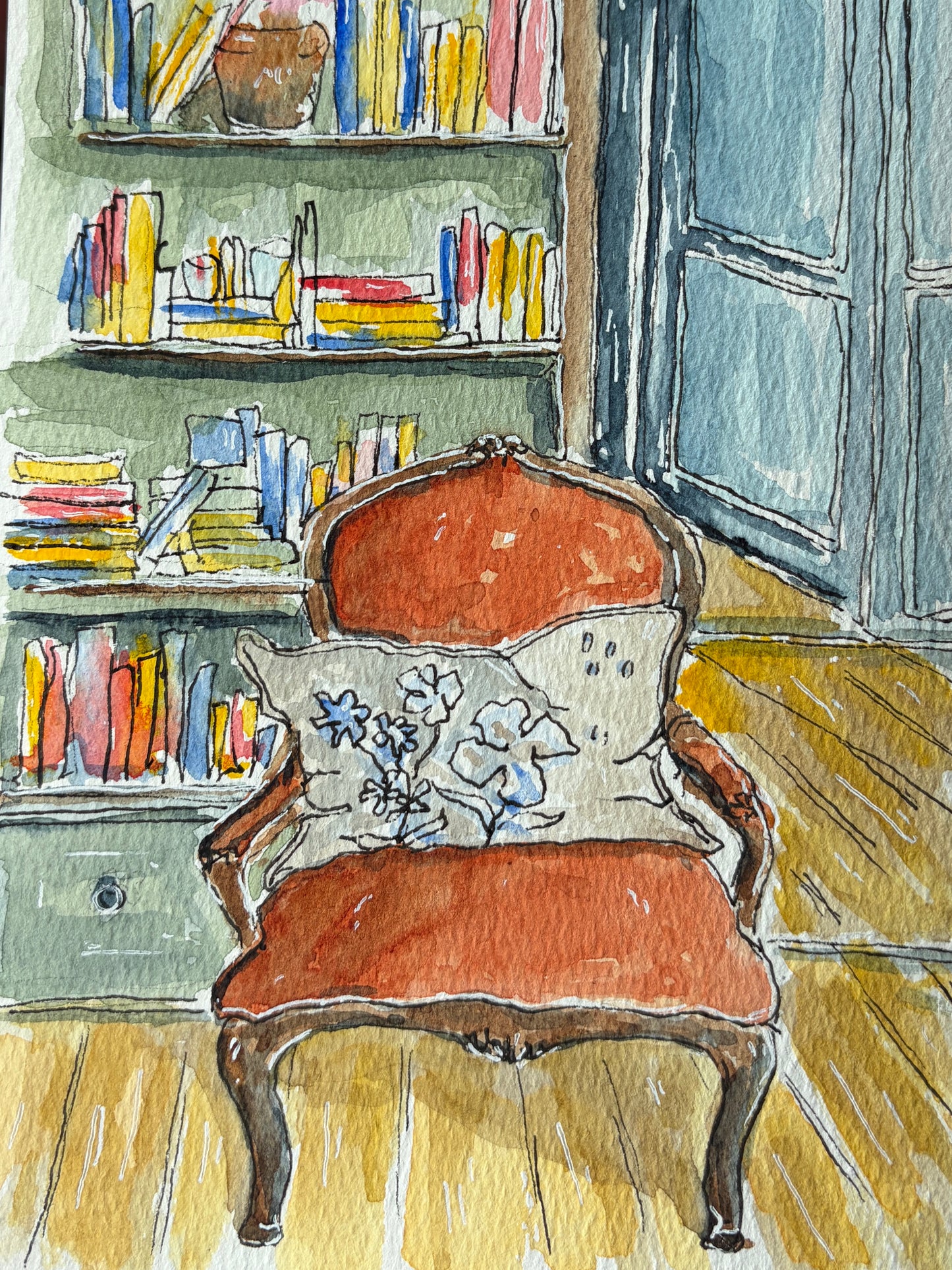Chicks, Chairs and Libraries - Step 3: color for magic