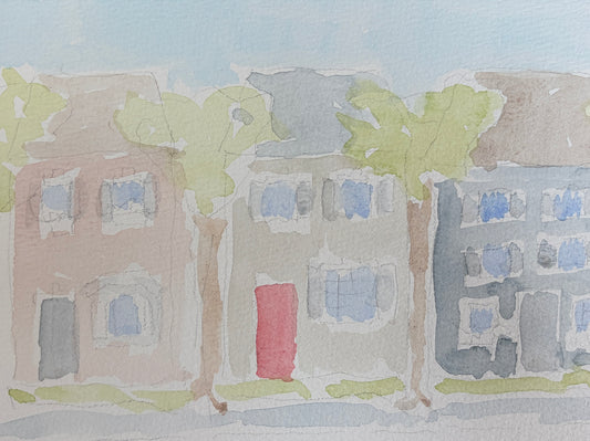 Funky Trees - Step 1: start simple, paint shapes