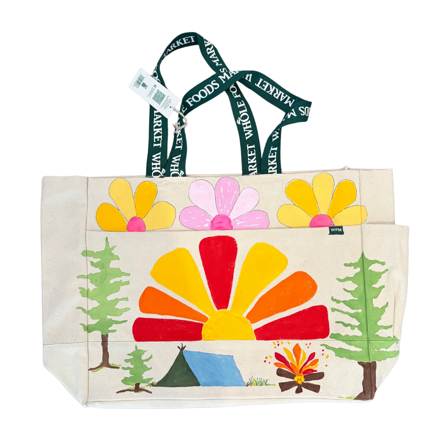 Golden Hour Camp Canvas Tote